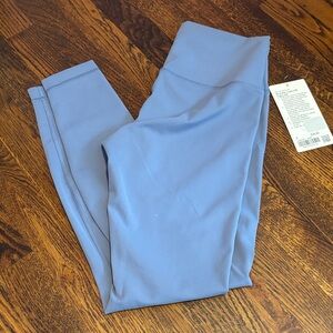NWT Lululemon Wunder Train High-Rise 28” Tight, OASIS BLUE size 8